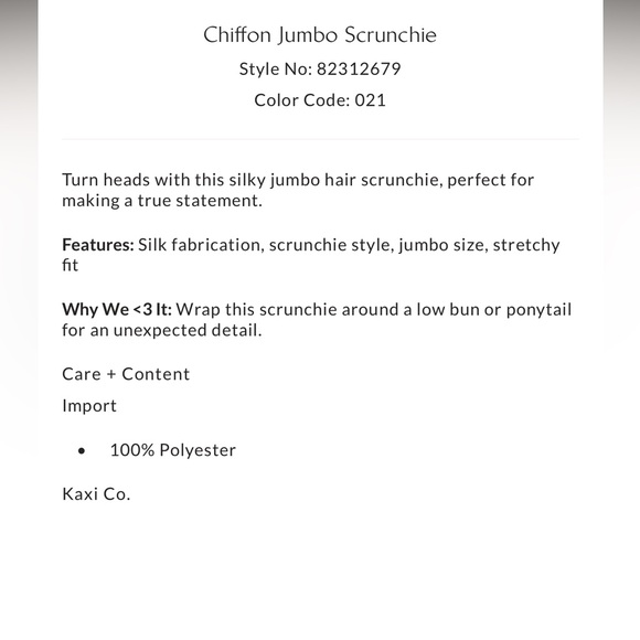 NWT Free People Chifton Jumbo Scrunchie - Picture 4 of 6